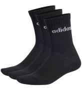 adidas Performance Strumpor - 3-pack - C Lin Crew - Svart/Vit