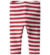 Name It Leggings - Rib - NbfFolisa - Bright White/Kinesisk RÃ¶d m