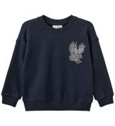 Sofie Schnoor Sweatshirt - Tuissk - MarinblÃ¥ Blue