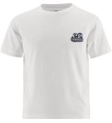 C.P. Company T-shirt - GasvÃ¤v White m. BlÃ¥