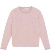 Creamie Cardigan - Pointelle - Stickad - Lotus