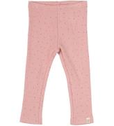 Petit Piao Leggings - Rib - Modal - Ljust Rose