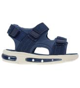 En Fant Sandaler - Velcro veckor. Light - Vintage Indigo