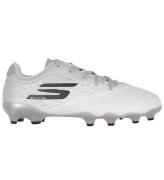 Skechers Fotbollsskor - Razor 1.5 Jr Ungdom FG - Vit/Silver