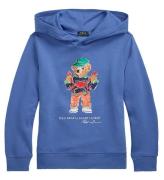 Polo Ralph Lauren Hoodie - BlÃ¥ m. Gosedjur