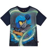 LEGO® Ninjago T-shirt - LWTaffy - Dark Marinblå