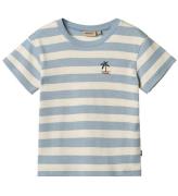 Wheat T-shirt - Liam - Lugn Blue Stripe