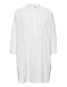 Slfamy 7/8 Long Shirt Ex White Selected Femme