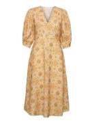 Valarie Dress Yellow Notes Du Nord