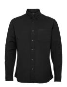 Slhregrick-Ox Shirt Ls Noos Black Selected Homme