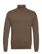 Slhberg Roll Neck B Brown Selected Homme