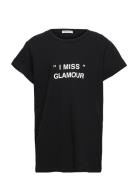 G Stanley Glamour Tee Black Designers Remix Girls