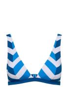Padded Top With Stripes Blue Esprit Bodywear Women