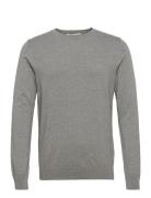 Slhberg Crew Neck Noos Grey Selected Homme