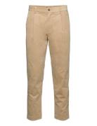 Men Pants Woven Cropped Beige Esprit Collection