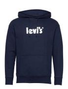 Relaxed Graphic Po Poster Hood Blue LEVI´S Men