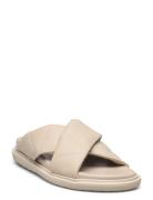 Biafrancine Quilt Basic Sandal Beige Bianco
