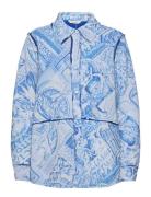 Bino Print Shirt Jacket 22-02 Blue HOLZWEILER