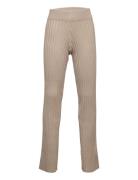 Kitt Knit Pant Beige Grunt