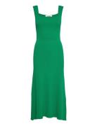 Long Midi Fine Knit Dress Green IVY OAK