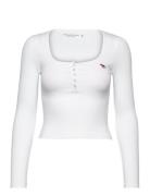 Anf Womens Knits White Abercrombie & Fitch