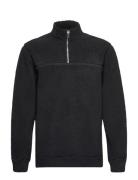 Onsremy Reg Cb 1/4 Zip 3645 Swt Black ONLY & SONS