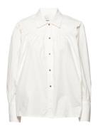 Noah Pleat Shirt White NORR