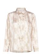 Quarts Shirt Long Sleeve Cream CHANTELLE