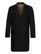 Recycled Wool Coat Black Lindbergh