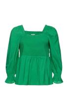 Kcsila Blouse Can Green Kaffe Curve