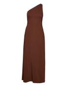 Shoulder Ankle Length Dress Brown IVY OAK