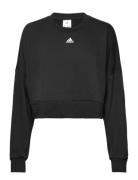 Aeroready Studio Loose Sweatshirt Black Adidas Performance