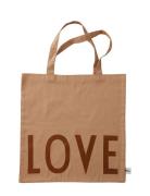 Favourite Tote Bag Statements Brown Design Letters