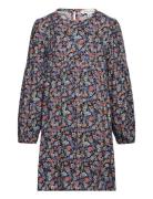 All Over Printed Dress With Flowers Patterned Tom Tailor