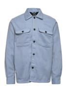 Onsash Ovr Woolen Look Pkt Ls Shirt Bp Blue ONLY & SONS