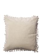 Cushion Cover Velvet Cotton W Fringe Cream C'est Bon