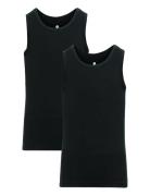 Jbs Of Dk Boys 2-Pack Singlet Black JBS Of Denmark