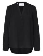 Slfmivia Ls Top B Noos Black Selected Femme