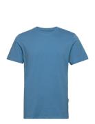 Slhaspen Ss O-Neck Tee Noos Blue Selected Homme