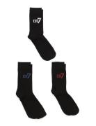 Cr7 Kids Socks 3-Pack. Black CR7