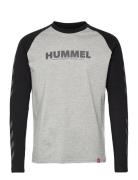 Hmllegacy Blocked T-Shirt L/S Grey Hummel