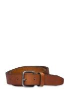 Slhhenry Leather Belt Noos Brown Selected Homme