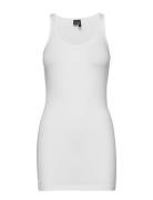 Vmmaxi My Soft Long Tank Top Noos White Vero Moda