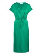 Viellette V-Neck S/S Dress/Su - Noos Green Vila