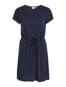 Vimo Y S/S String Dress /1/Ka Navy Vila