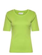 Haselkb Tee Green Karen By Simonsen