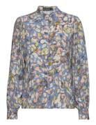 Slchrishell Shirt Ls Patterned Soaked In Luxury