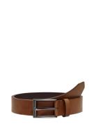 Onsbrad Medium Leather Belt Noos Brown ONLY & SONS