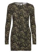 Flower Print Dress Black Mango