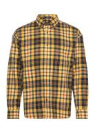D2. Os Heavy Twill Check Shirt Yellow GANT